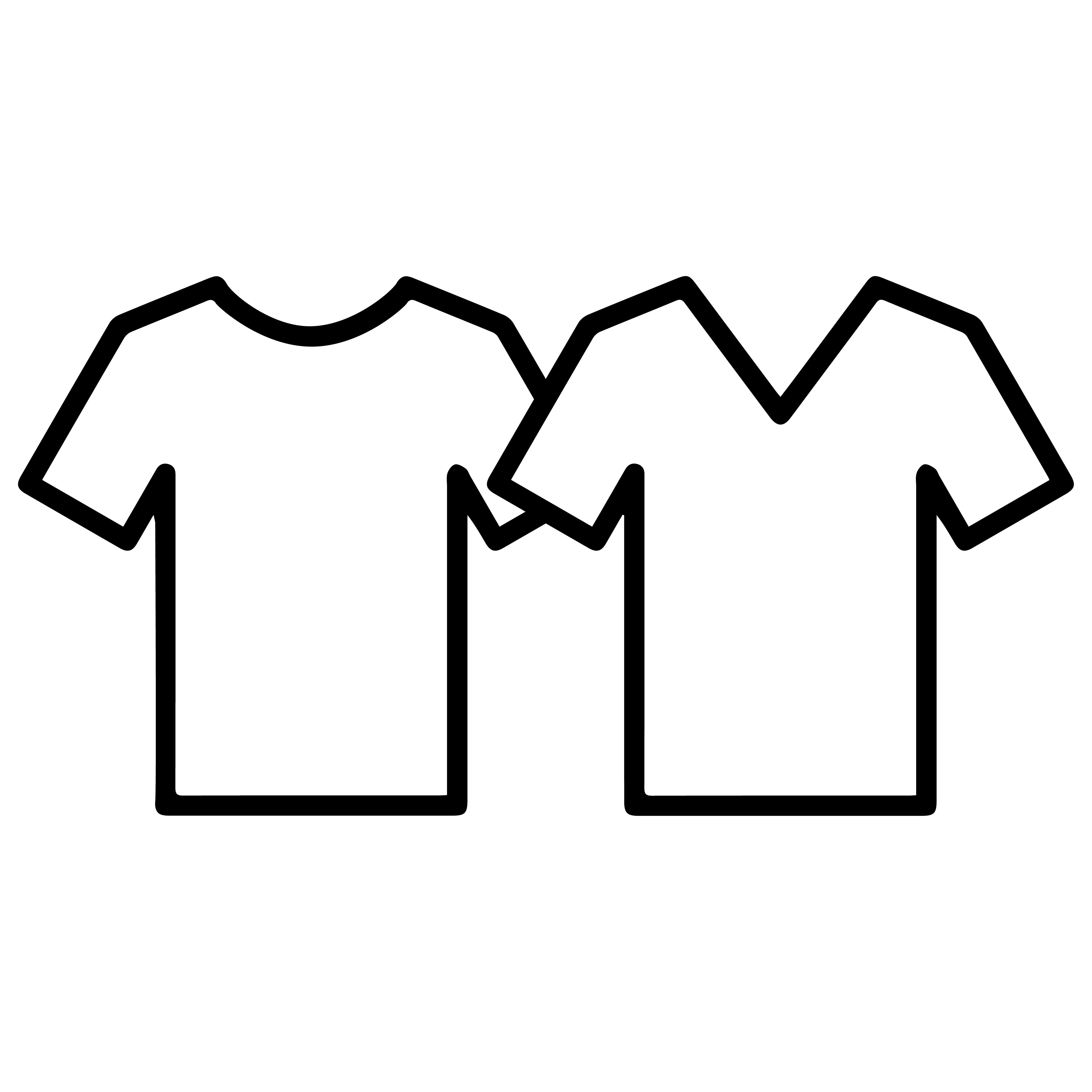 เสื้อยืดคอกลม|คอวี